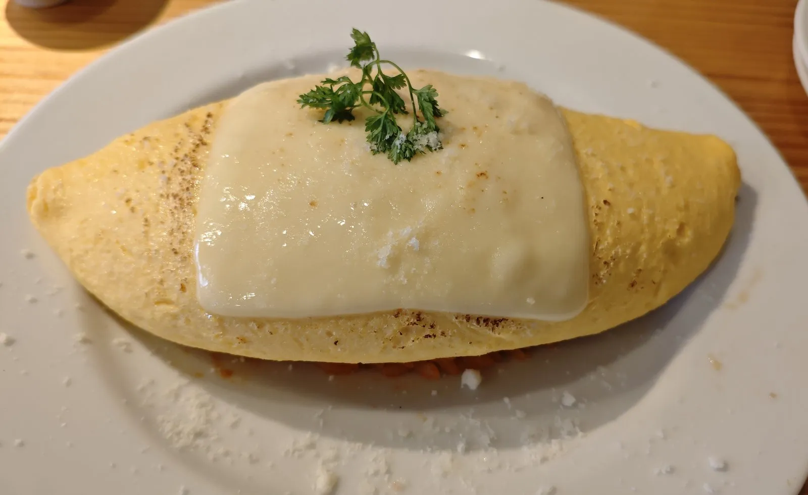 チーズのオムライス
